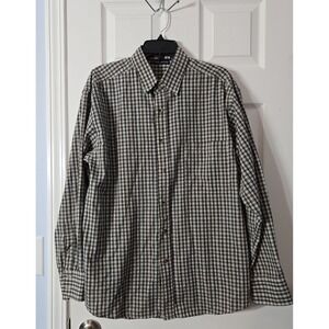 Michael Austin Mens Long Sleeve Shirt Size Medium‎ Plaid
